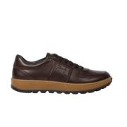 Donkerbruine Leren Filoni Sneakers PS By Paul Smith , Brown , Heren