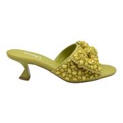 Heeled Mules Jeannot , Green , Dames