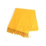 Pre-owned Cashmere scarves Hermès Vintage , Yellow , Dames