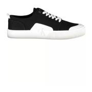 Stijlvolle katoenen sneakers voor heren Calvin Klein , Black , Heren