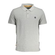 Grijze Katoenen Polo Shirt, Regular Fit Timberland , Gray , Heren