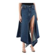 Denim Skirts Y/Project , Blue , Dames