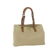 Pre-owned Nylon prada-bags Prada Vintage , Beige , Dames