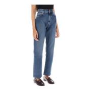 Straight Jeans Loulou Studio , Blue , Dames