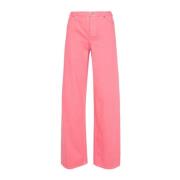 Wide Jeans A.p.c. , Pink , Dames