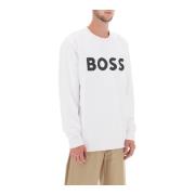 Sweatshirts Boss , White , Heren