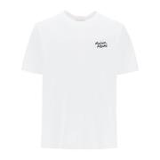 T-Shirts Maison Kitsuné , White , Heren