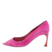 Pre-owned Suede heels Dior Vintage , Pink , Dames