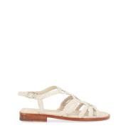 Ivory Tina Sandal Pons Quintana , Beige , Dames