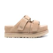 Goldenstar Hi Slide Platte Schoenen UGG , Beige , Dames