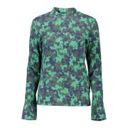 Groene Katoenen Jeans & Pant Top Gant , Multicolor , Dames