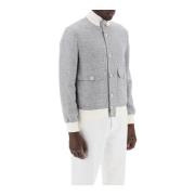 Prince of Wales Check Bomber Jacket Brunello Cucinelli , Multicolor , ...
