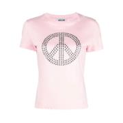 T-Shirts Moschino , Pink , Dames