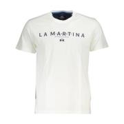 T-Shirts La Martina , White , Heren