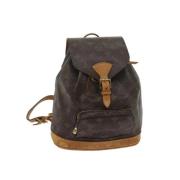 Pre-owned Coated canvas backpacks Louis Vuitton Vintage , Multicolor ,...