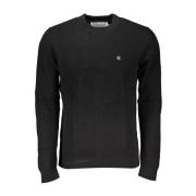 Round-neck Knitwear Calvin Klein , Black , Heren