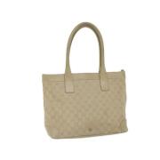 Pre-owned Canvas gucci-bags Gucci Vintage , Beige , Dames