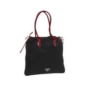 Pre-owned Nylon handbags Prada Vintage , Black , Dames