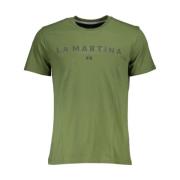 T-Shirts La Martina , Green , Heren