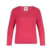 V-neck Knitwear Van Kukil , Pink , Dames