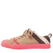 Pre-owned Canvas sneakers Burberry Vintage , Multicolor , Dames