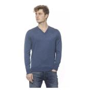 V-neck Knitwear Billionaire , Blue , Heren