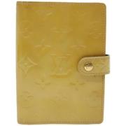 Pre-owned Leather home-office Louis Vuitton Vintage , Beige , Dames