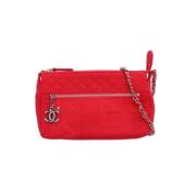 Pre-owned Cotton chanel-bags Chanel Vintage , Red , Dames