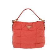 Pre-owned Fabric handbags Prada Vintage , Orange , Dames