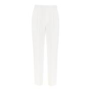 Straight Trousers Agnona , White , Dames