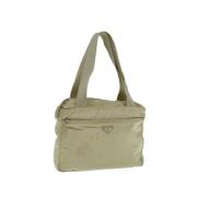 Pre-owned Nylon prada-bags Prada Vintage , Beige , Dames