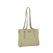 Pre-owned Nylon prada-bags Prada Vintage , Beige , Dames