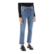 Straight Jeans Agolde , Blue , Dames