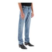 Straight Jeans Bally , Blue , Heren