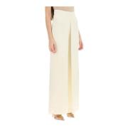 Wide Trousers MVP wardrobe , Beige , Dames