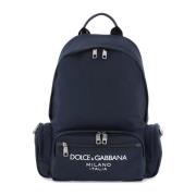 Backpacks Dolce & Gabbana , Blue , Heren