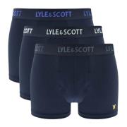 Blauwe Boxershorts Lyle & Scott , Blue , Heren