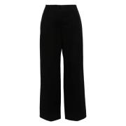 Trousers TotêMe , Black , Dames