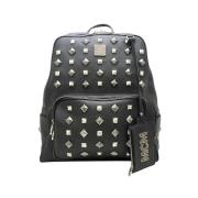 Pre-owned Cotton backpacks MCM Pre-owned , Black , Dames