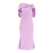 Midi Dresses Roland Mouret , Purple , Dames