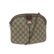 Pre-owned Canvas gucci-bags Gucci Vintage , Beige , Dames