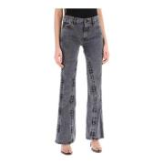 Flared Jeans Y/Project , Gray , Dames
