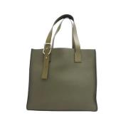 Pre-owned Leather totes Loewe Pre-owned , Green , Dames