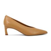 Leren Vale Pumps Halmanera , Beige , Dames