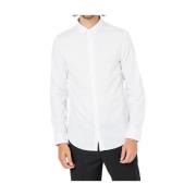 Geborduurd Overhemd Armani Exchange , White , Heren