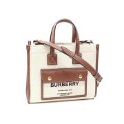 Pre-owned Canvas handbags Burberry Vintage , Multicolor , Dames