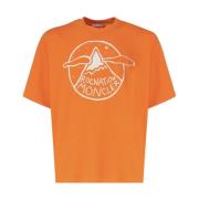 T-Shirts Moncler , Orange , Heren