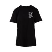 T-Shirts N21 , Black , Dames