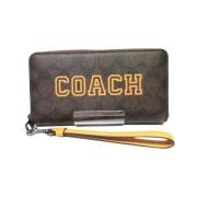 Pre-owned Cotton wallets Coach Pre-owned , Brown , Dames