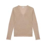 Morgane Sweater - Morgane Sweater Ines De La Fressange Paris , Beige ,...